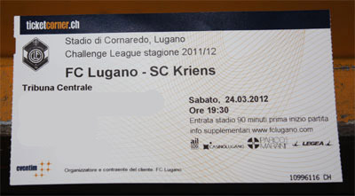 FC Lugano tickets - Ticketcorner